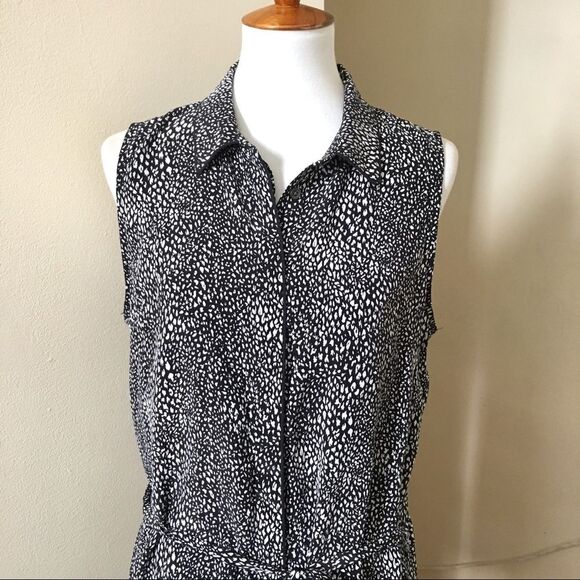 Equipment Silk Earl Romper Animal Print, Size Large - Picture 6 of 9